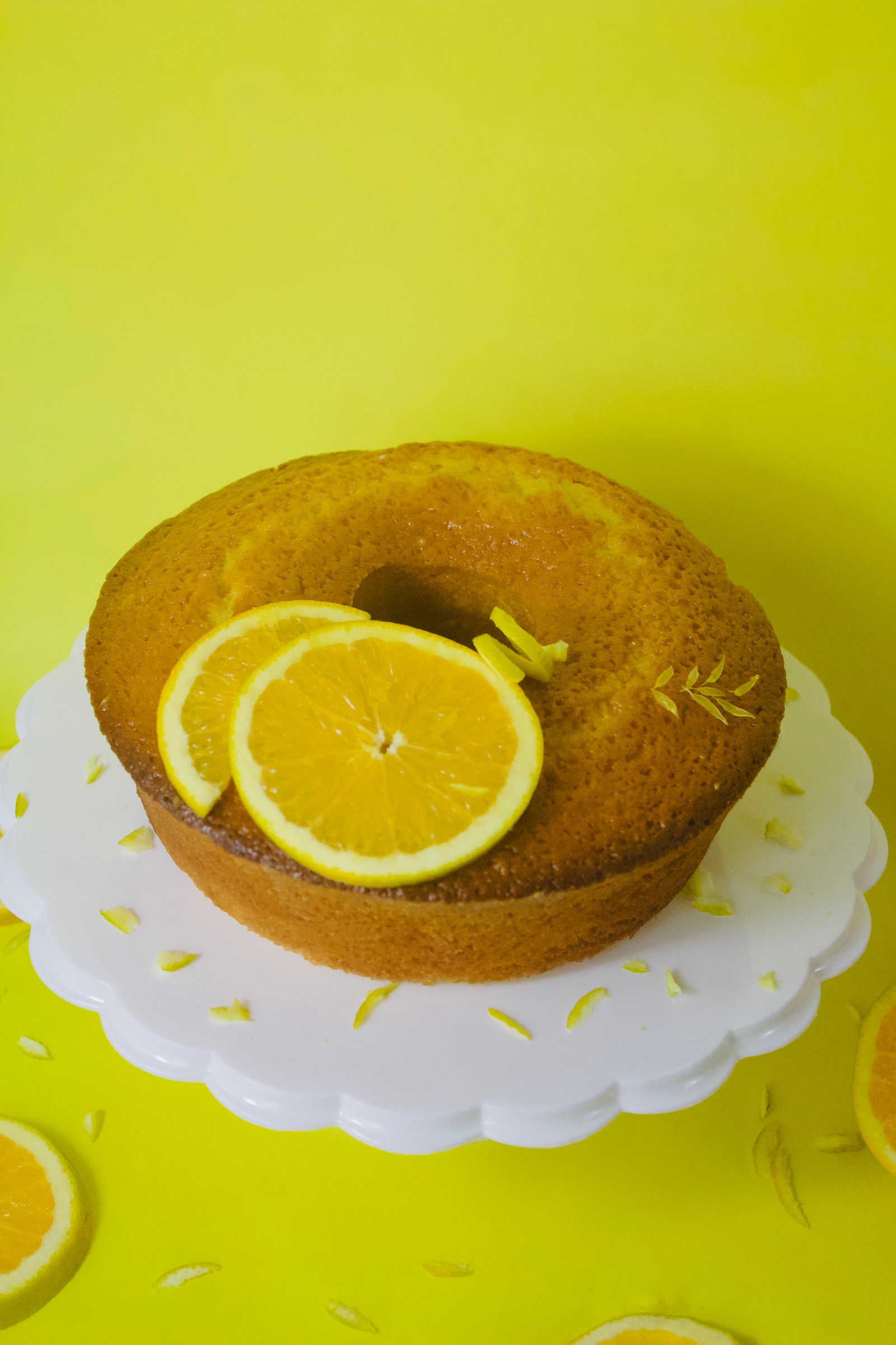 Bolo de Laranja com Raspinhas Cítricas